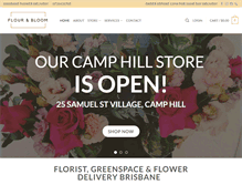 Tablet Screenshot of flourandbloom.com